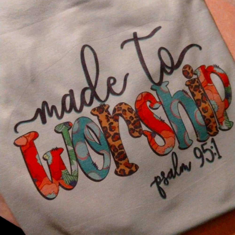 Tee with this print